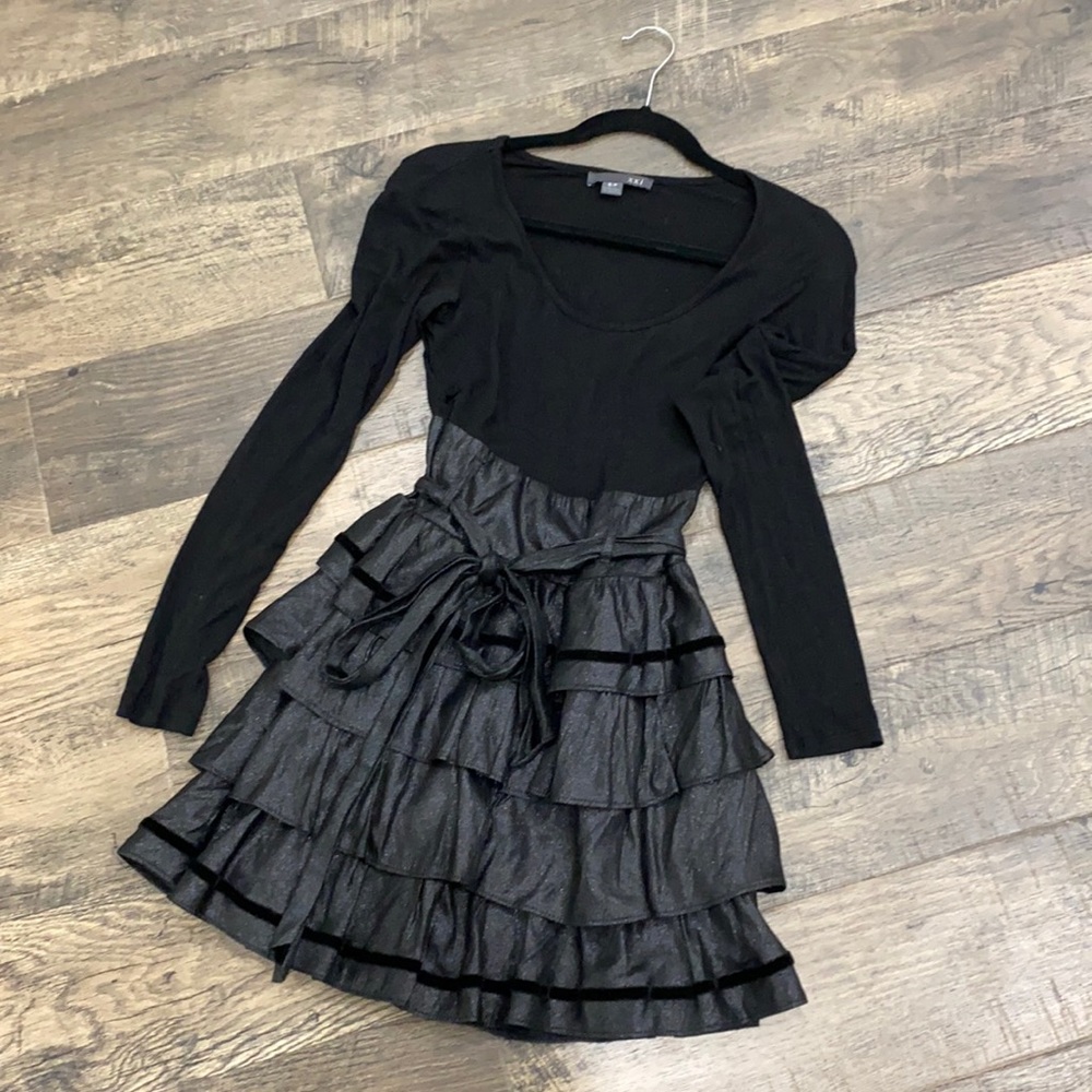 Forever 21 Black Long Sleeve Dress